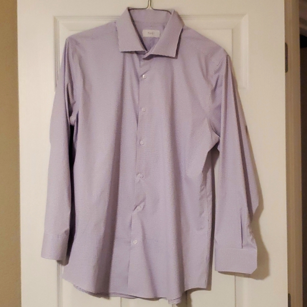 NHP Men's 16.5 32/33 button down dress shirt